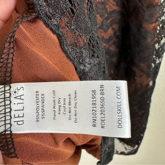 dELiAs by Dolls Kill Let Your Hair Down Mini Dress Sz XL NWT - Picture 7 of 13